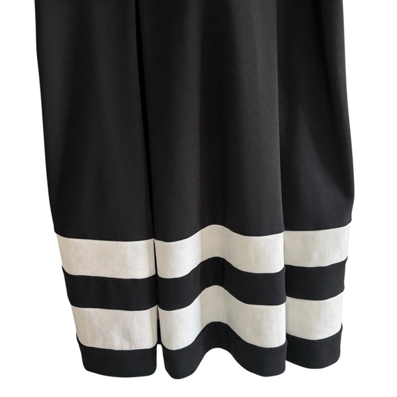 Calvin Klein Fit & Flare Dress Size 8 Office Belted Sleeveless Classic Chic - Picture 5 of 16